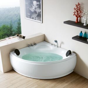 MASSAGE BATHTUB NOVA 129X129X66CM WHITE MASSAGE BATHTUB NOVA 129X129X66CM WHITE